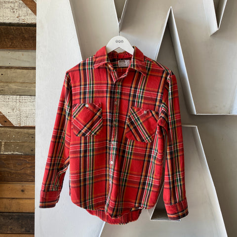 60's Montgomery Ward Cotton Flannel - Medium