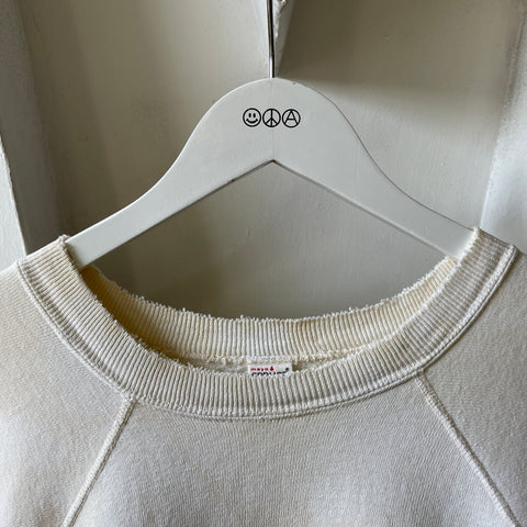 60’s Boxy Raglan Crewneck - XL
