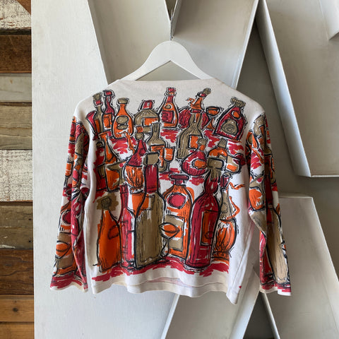 80's Bottles AOP Boatneck Shirt - Medium