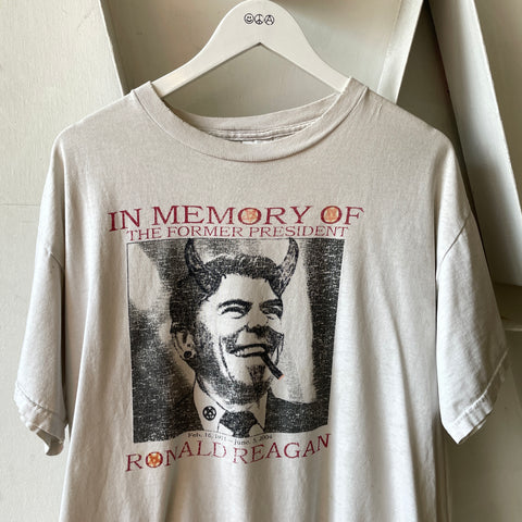 Y2K Reagan Enjoyer Tee - Large