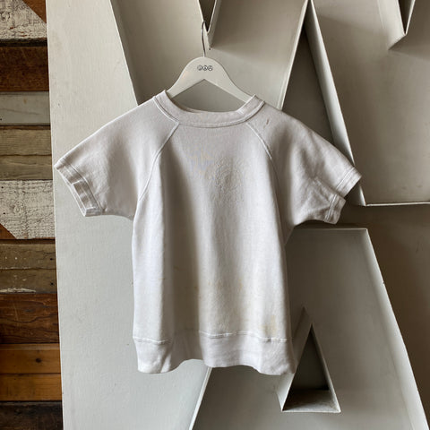 60's Triple White Nevada Crew - Small
