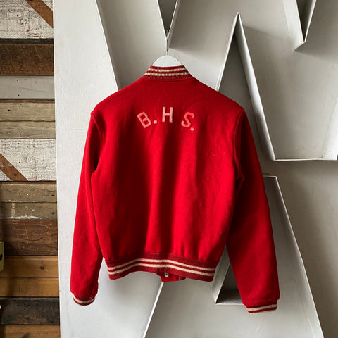 50's B.H.S. Varsity Jacket - Medium