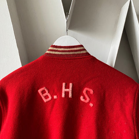 50's B.H.S. Varsity Jacket - Medium