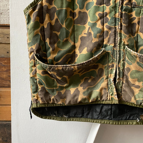 90's Duck Camo Vest - Large