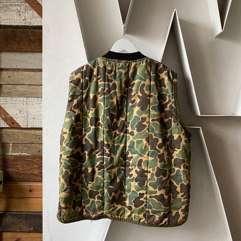 90's Duck Camo Vest - Large
