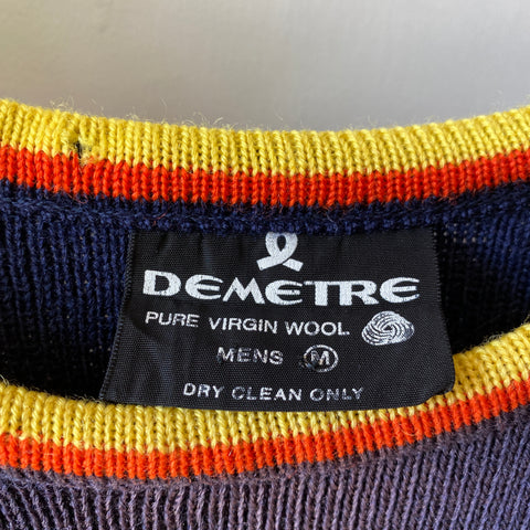 80's Wool Sweater - Medium