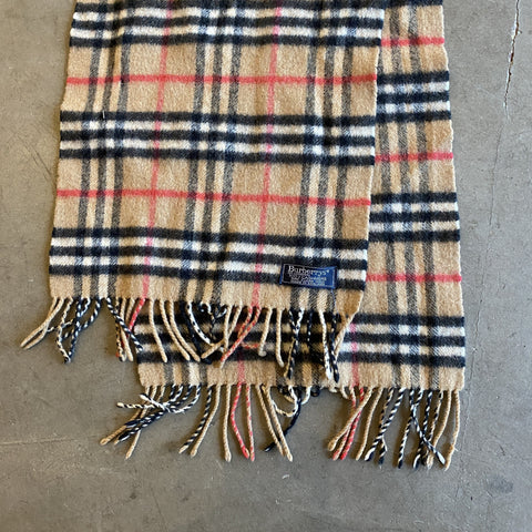 80's Burberrys Cashmere Scarf - OS