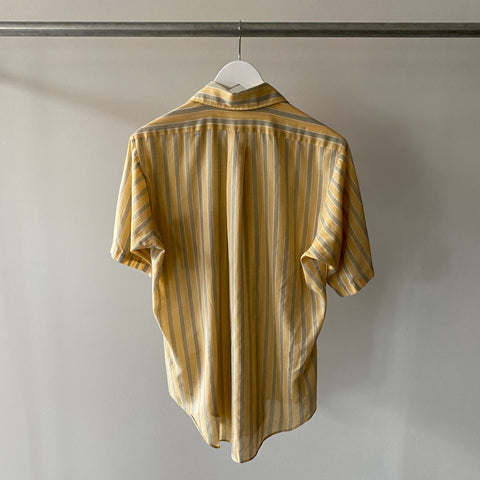 Thin Yellow Button up - Large