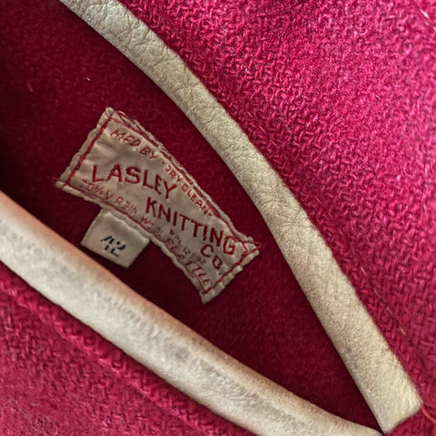 60’s Lasley Knitting Co Varsity Jacket - Large