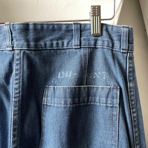80’s Sailor Dungarees - 30” x 32”