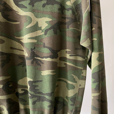 70’s Camo Sweatshirt - XL