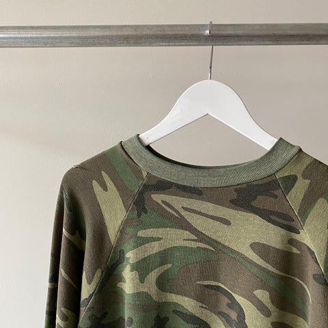 70’s Camo Sweatshirt - XL