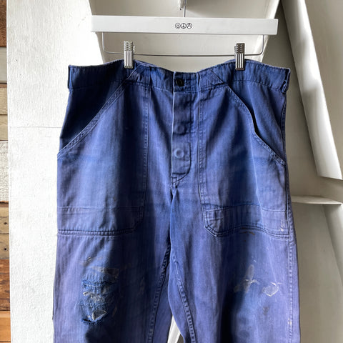 60’s HBT French Work Pants - 34” x 28.5”
