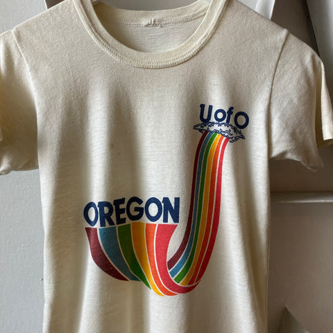 70's U Of O Tee - Small
