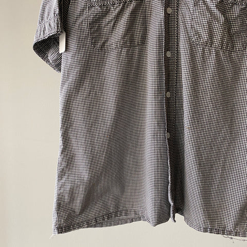 60's Puritan Gingham Button up - Medium