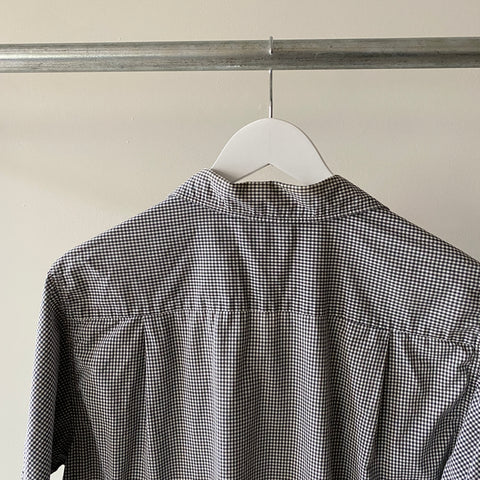 60's Puritan Gingham Button up - Medium