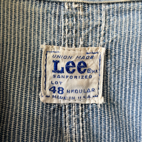 60’s Lee Hickory Stripe Chore Coat - XL
