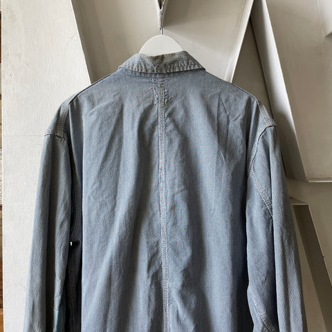 60’s Lee Hickory Stripe Chore Coat - XL