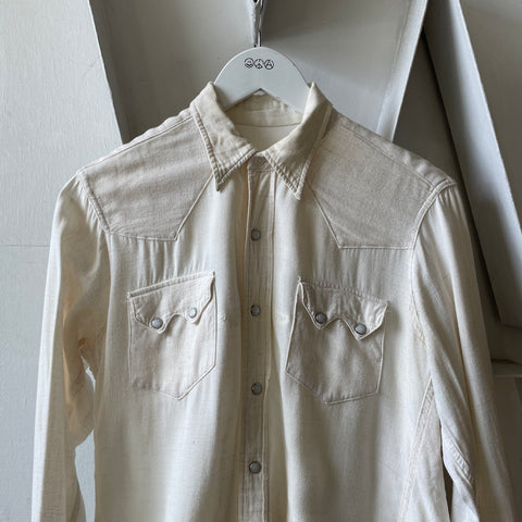 60’s Pearl Snap Western Shirt - Medium