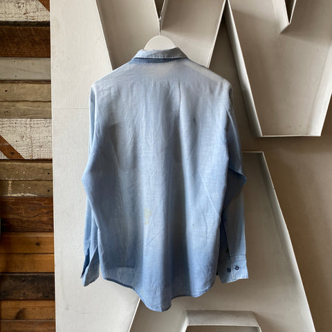 70's Vegas’s Chambray - Large