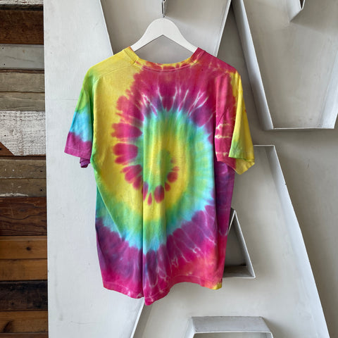 80’s Tie Dye Blank Tee - Medium