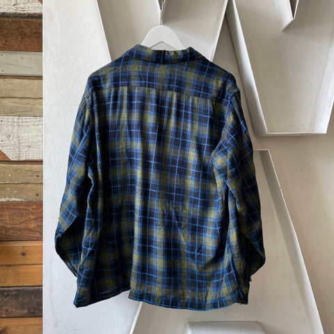 50’s Boxy Wool Flannel - Large