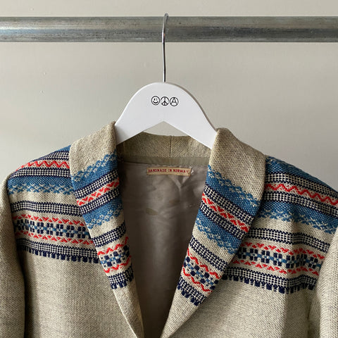 60's Traditional Norwegian Chore Coat - Small