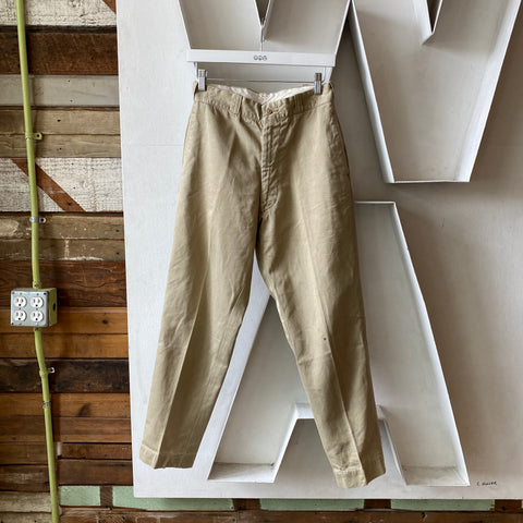 50's Army Chinos - 28” x 28.5”