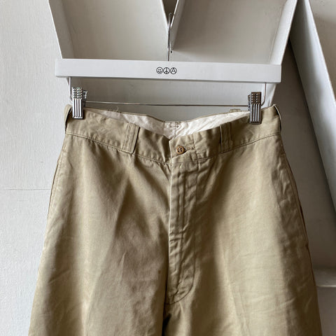 50's Army Chinos - 28” x 28.5”