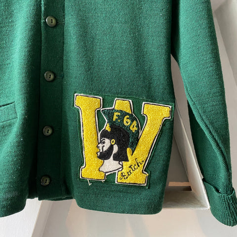 60's Varsity Cardigan - Medium