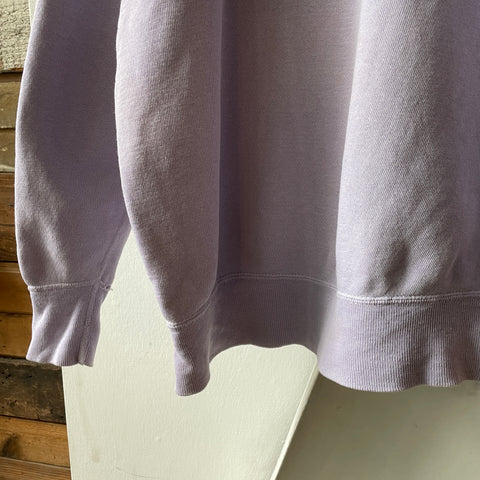 60's Lavender Raglan Sweatshirt - Large