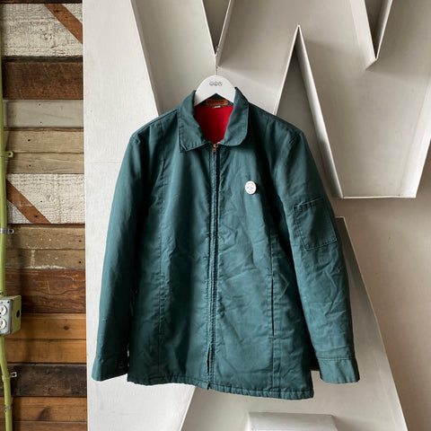 70's Work Jacket W/ Pin - Medium