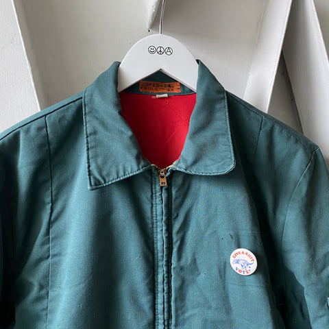 70's Work Jacket W/ Pin - Medium