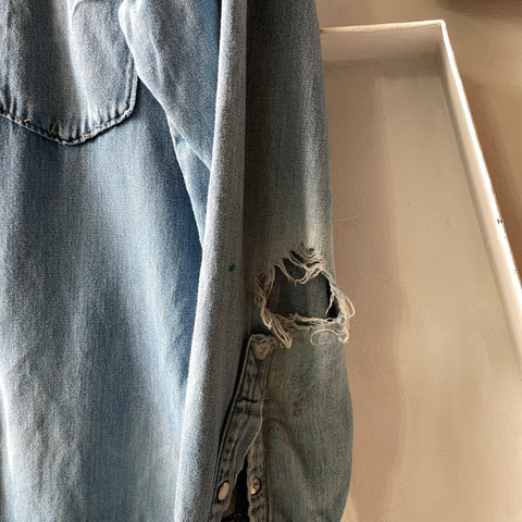 70’s Blue Bell Denim Shirt - Large