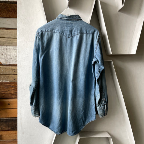 70’s Blue Bell Denim Shirt - Large