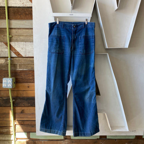 80's Seafarer Dungarees - 33” x 30”