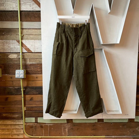 60’s Euro Military Trousers - 28 x 27.5