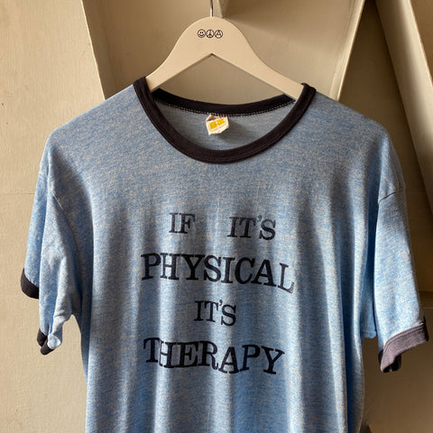 80's Physical Therapy Ringer Tee - Large