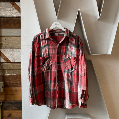 60's Polar Cotton Flannel - Large