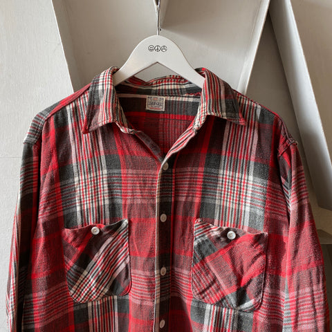 60's Polar Cotton Flannel - Large
