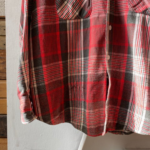 60's Polar Cotton Flannel - Large