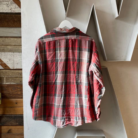 60's Polar Cotton Flannel - Large