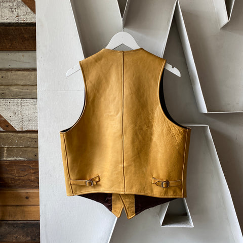 70's Calfskin Vest - Large