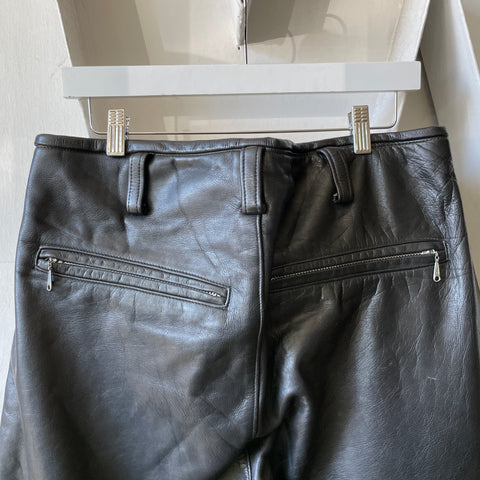 80’s Custom Moto Leathers - 35” x 31”
