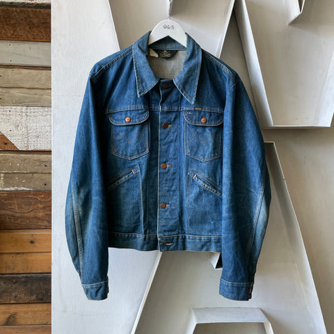 70’s Boxy Maverick Blue Bell Denim Jacket - XL