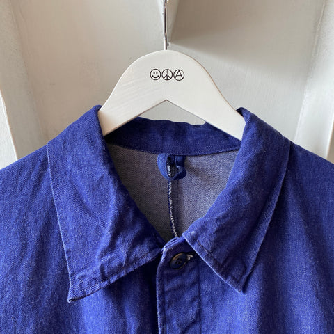 80's Indigo French Work Jacket - XL