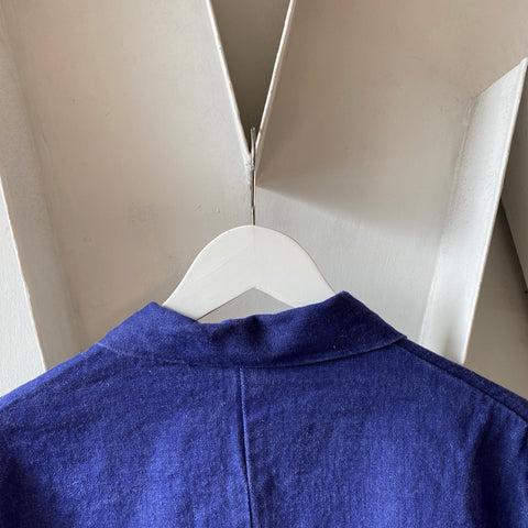 80's Indigo French Work Jacket - XL