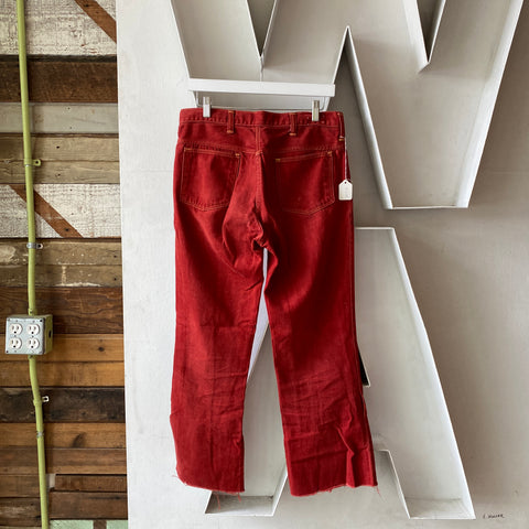 70's Moleskine Rust Pants - 31" x 28"