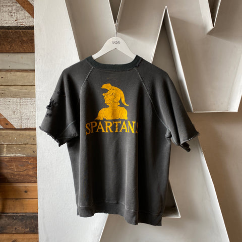 60's Chopped Spartan Raglan Sweatshirt - XL