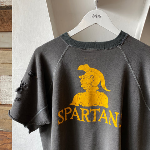 60's Chopped Spartan Raglan Sweatshirt - XL
